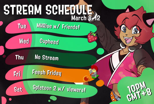 My own schedule template